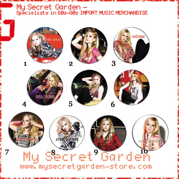 Avril Lavigne -Abbey Dawn Pinback Button Badge Set 1b ( or Hair Ties / 4.4 cm Badge / Magnet / Keychain Set )